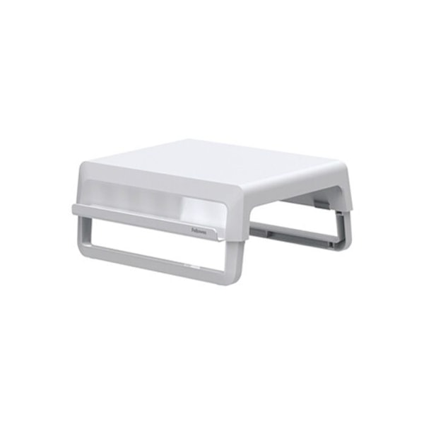 Support Moniteur - Fellowes - Breyta - Hvid - 3 Højdeindstillinger - Ergonomisk Grå, Hvid