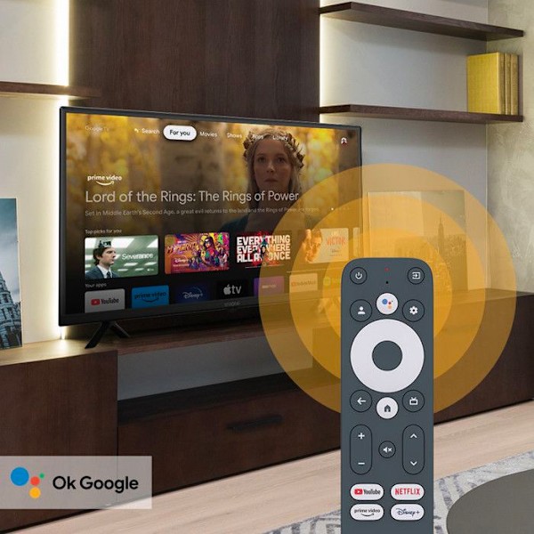 STRONG - LEAP-S3 - Streaming Box Android TV 4K - Chromecast - Wifi 5 - Bluetooth - Google Assistent - Dolby Atmos/Vision - HDR