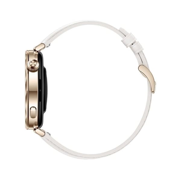 Smartklocka - HUAWEI - WATCH GT 5 41mm - AMOLED-skärm 1,43'' 466x466 - Vit läderrem - Batteritid 7 dagar Vit