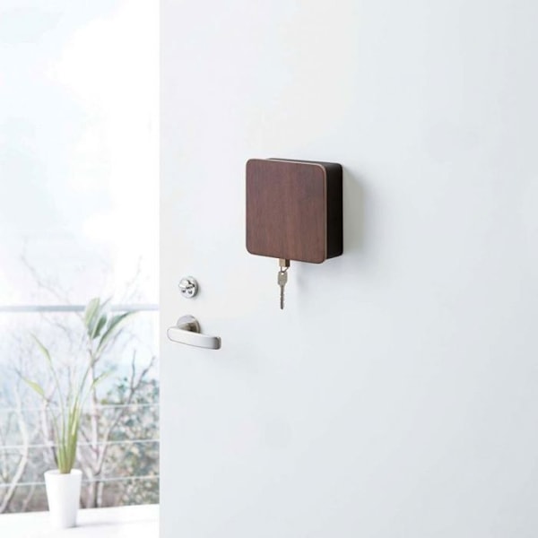 Magnetisk nøgleboks Rin sort og brun