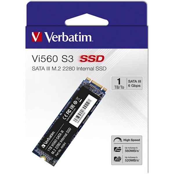 VERBATIM V Vi560 S3 M.2 Ssd 1Tb