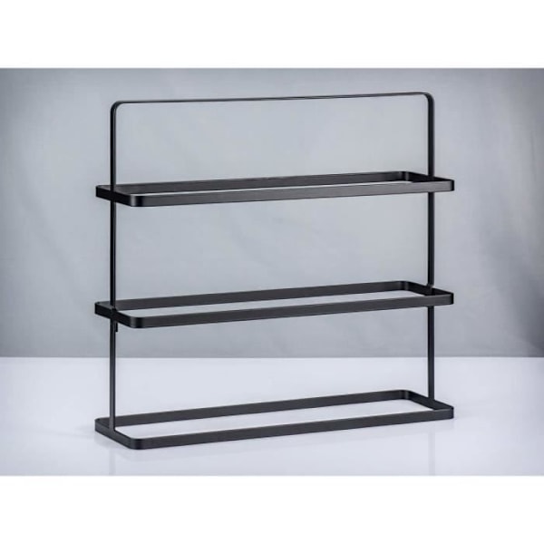Yamazaki Home Skostativ 3 Etagers Skostativ Sort 50,0 x 46,0 x 14,0 cm sort