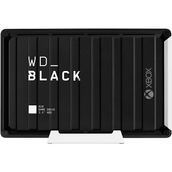 WD_BLACK D10 Game Drive - Ekstern gaming harddisk - 12TB - Xbox One™ + Gratis 1 måneds Xbox Game Pass-abonnement