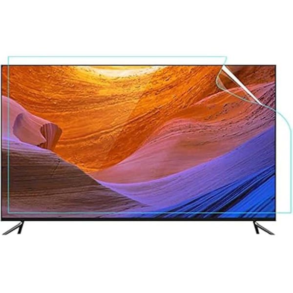 Anti-glare skærmbeskytter film til 32-75" tv, anti-blåt lys, anti-ridse, anti-fingeraftryk, reducerer skærmbeskytter