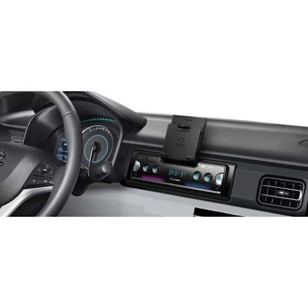 Autoradio - PIONEER - 1DIN - Integreret smartphone støtte - Bluetooth - DAB - USB - Forbundet via Pioneer Smart Sync app