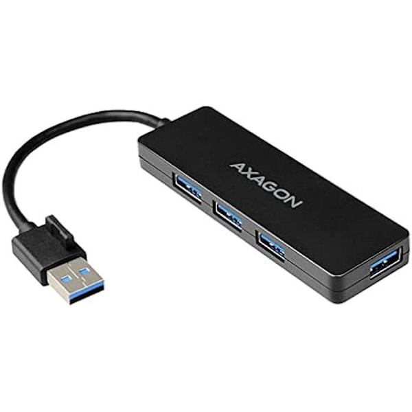 USB-C-hub - AXAGON - HUE-G1A - 4 porte USB 3.0 - Superspeed - Sort