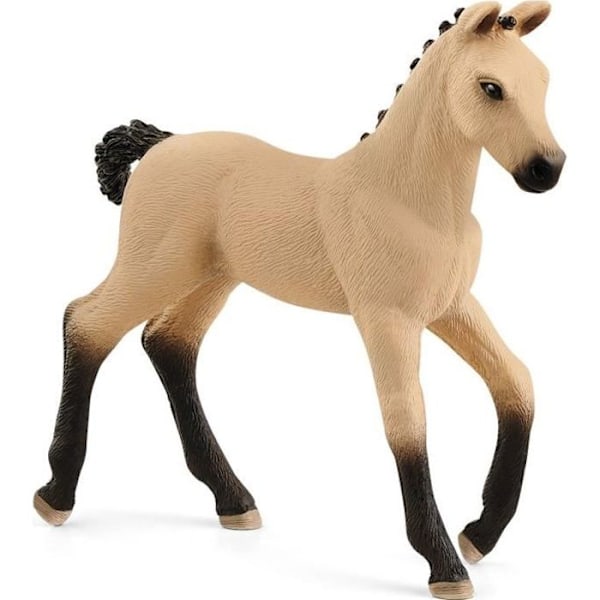 Auberian Hannoverian følfigur - SCHLEICH - Hesteklub - For børn fra 3 år - Brun kastanj