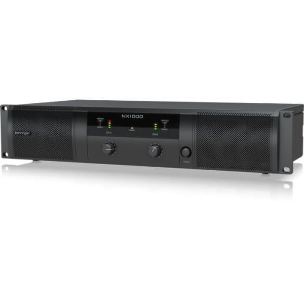 BEHRINGER NX1000 tehovahvistin - 500 W - Luokka D - 0,05 % - XLR / 1⁄4" TRS