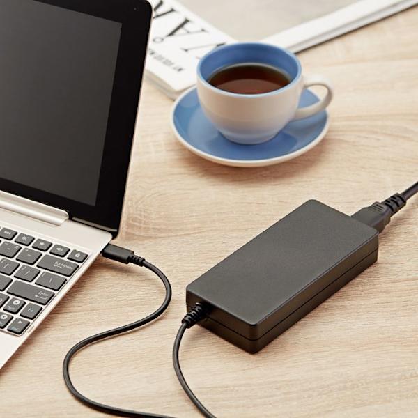 USB PD strømadapter - FSP - 100 W - Kompatibel med alle USB C enheder - Sort - Hurtig strømforsyning