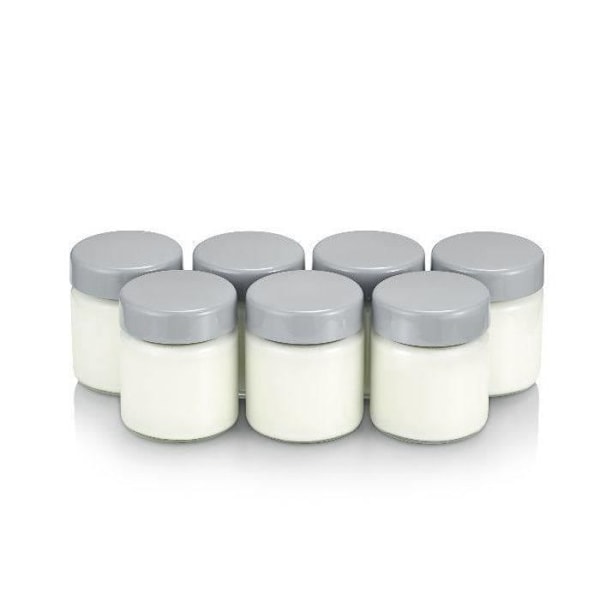 SEVERIN - Set med 7 150 ml glasyoghurtkrukor Glas
