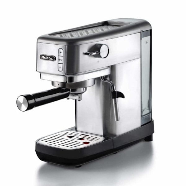 Espressomaskin - ARIETE - 1380 - 15 bar - 1,1 L - Vit/Silver