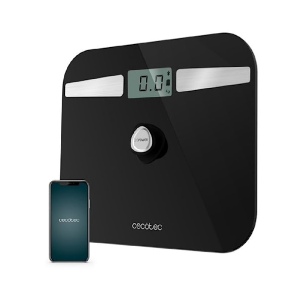 Cecotec Vaaka sovelluksella Surface Precision EcoPower 10200 Smart Healthy Musta