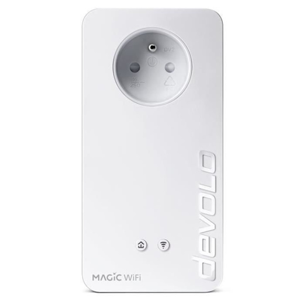 Adaptér CPL - Devolo - Magic 2 WiFi 6 - 1200 Mbits/s - HomePlug AV 2.0 - Hvid