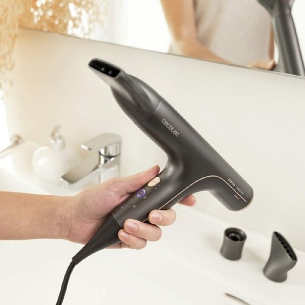 Hiustenkuivaaja - CECOTEC - IoniCare 6000 Rockstar Soft - Digitaalinen moottori - Real Ions - Extreme Protect RockstarSoft