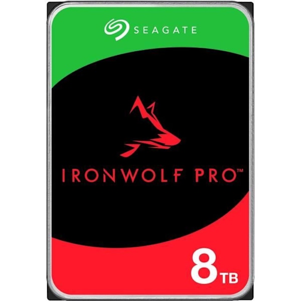 Intern harddisk - SEAGATE - IRONWOLF PRO 8To - SATA 6 Gbits/s - 7200RPM