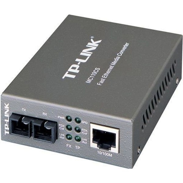 TP-LINK MC110CS SINGLE MODE FIBEROMVÄNDARE