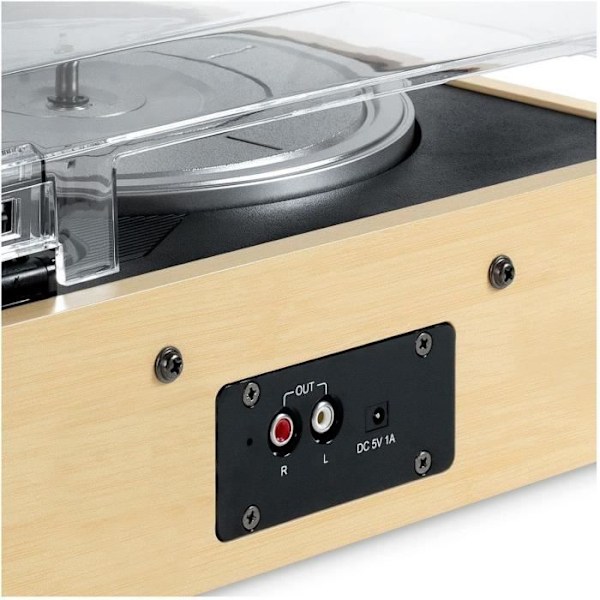 Plattspelare - Victrola - VTA72 - Bluetooth - Ultralätt - Bambu Bambu
