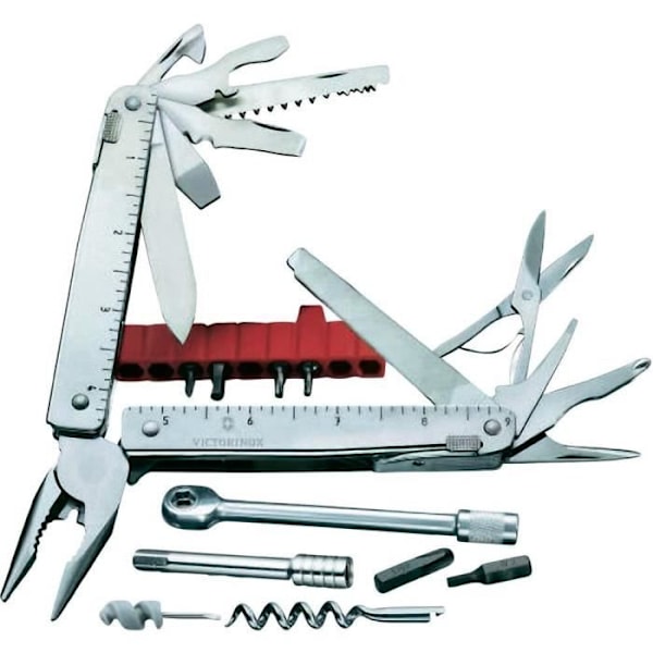 Multifunktionsnål - VICTORINOX - SwissTool CS Plus - 39 funktioner - rustfrit stål