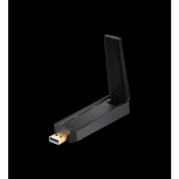 USB WiFi 6E-adapter - MSI - AXE5400 - 5400 Mbps - Tri-Band - WPA3-säkerhet