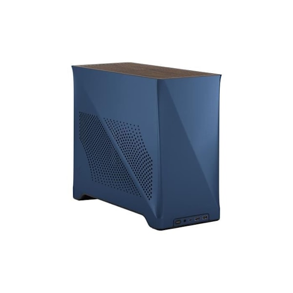 PC-kotelo - FRACTAL DESIGN - Era 2 Midnight Blue - m-ITX, 2 120 mm tuuletinta, USB3.1 Type C, PCIe 4.0 nousukortti Sininen