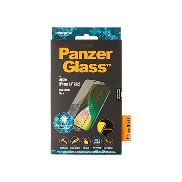 PanzerGlass CaseFriendly suojalasi iPhone 12 6,1" mustalle