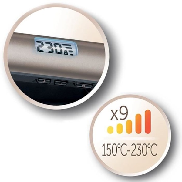Remington S8540 glattejern, Keratin Protect glattejern, avancerede keramiske flydende plader, mandelolie Keratin Care