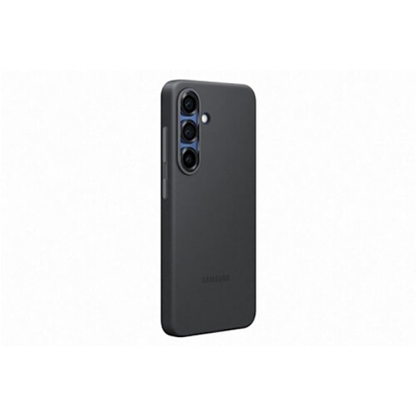 Coque - Samsung - Galaxy S25 - Silikonecover - Optimal beskyttelse - Mat og blød berøring Svart