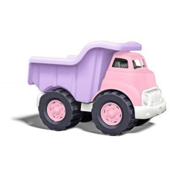 Rakennusauto - GREEN TOYS - Vaaleanpunainen - 100% kierrätettyä muovia - Lapsille yli 3-vuotiaille Flerfärgad