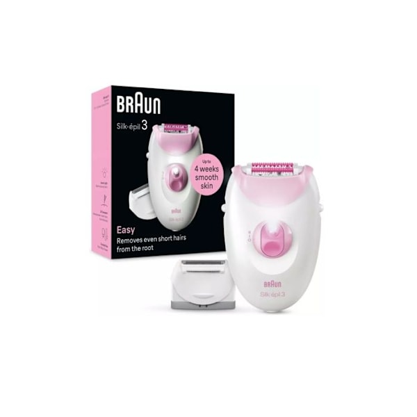 Epilointilaite - BRAUN - SILK EPIL 3-031 - 20 pincettiä - 2 nopeutta - Smartlight