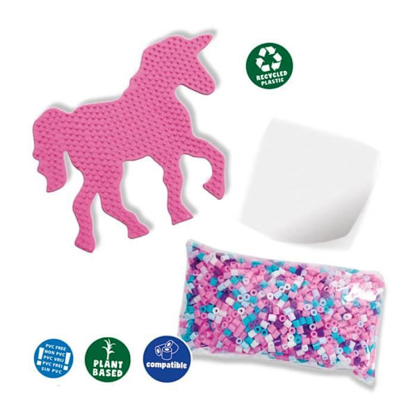 Green Beedz - Unicorn Ironing Bead Kit Flerfärgad