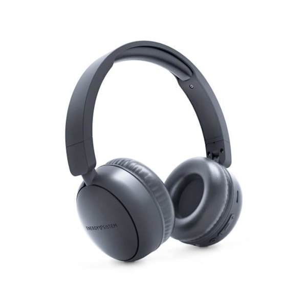 Bluetooth-hörlurar - Energy Sistem - HeadTuner - FM-radio - 16h batteritid - Återvunnen plast Svart