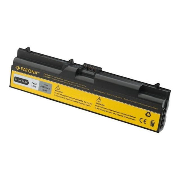 PATONA Akku IBM E40 T410, 4400mAh, 11.1V, 6kenno.