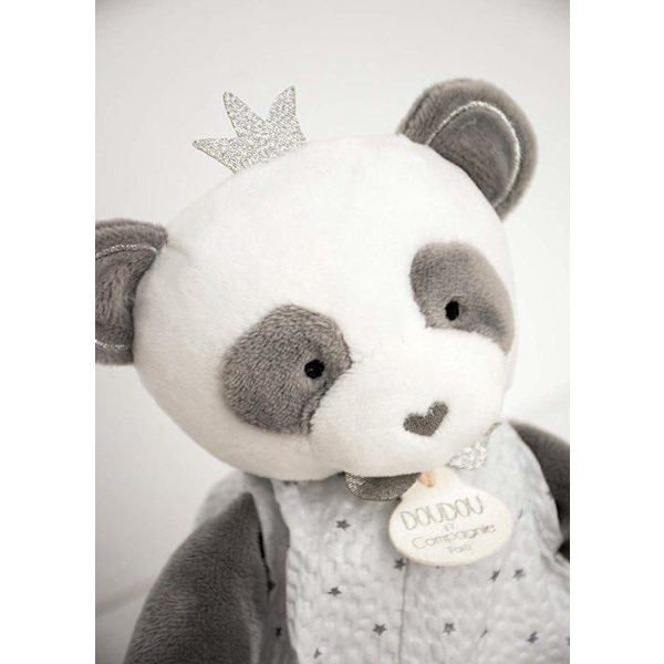 DOUDOU ET COMPAGNIE Drømmefanger - Panda 26cm grå