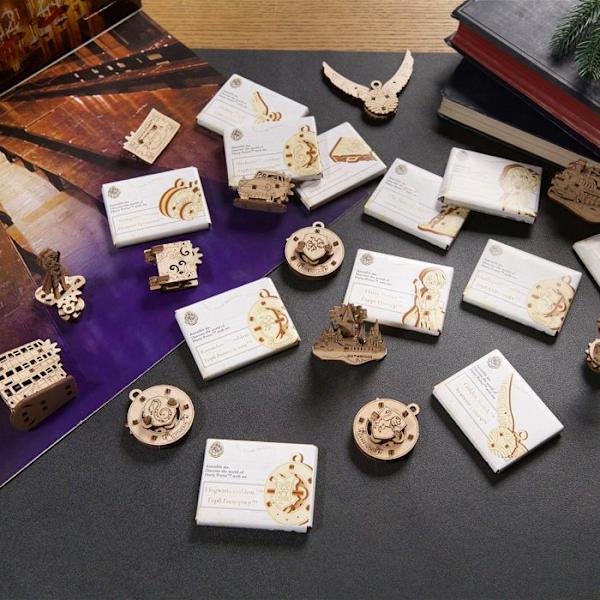 Adventskalender - Ugears - 3D puslespil i træ