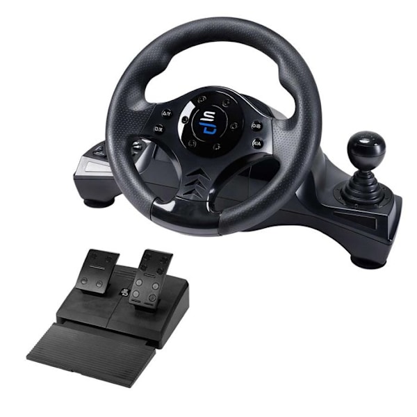 Superdrive - GS750 racerhjul med pedaler, padler, skifter og vibrationer til Xbox Series X/S, PS4, Xbox One, PC Svart