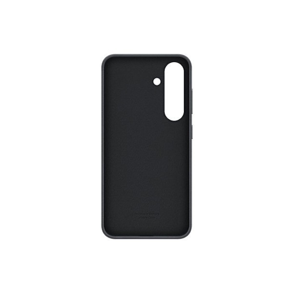 Beskyttelsescover - Kindsuit - Samsung Galaxy S25 - Ægte læder - Stødabsorberende - Sort sort