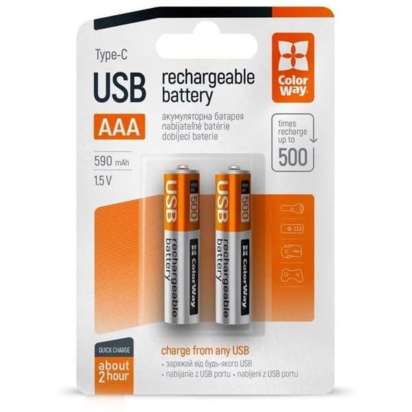ColorWay AAA 590mAh 2ks
