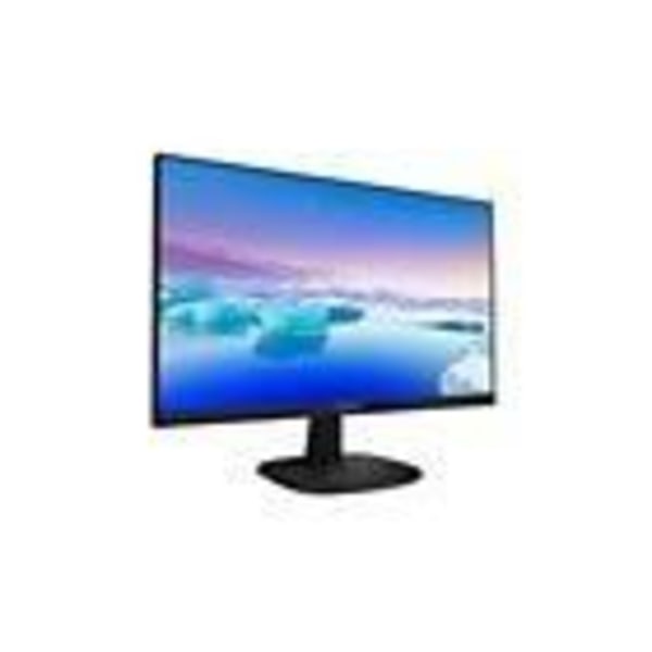PHILIPS 243V7QJABF/00 FHD UWC computerskærm - 24 tommer - IPS panel 5ms - 75Hz - HDMI/DP/VGA - FreeSync Sort