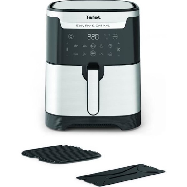 Rasvakeitin - Tefal - EY801D - Musta - Säädettävä lämpötila - Kompakti sort