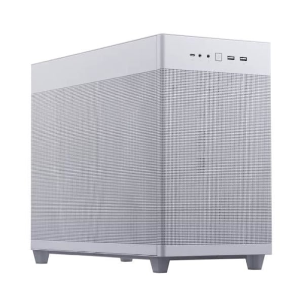 Pieni torni - ATX - MATX - 2 x USB 3.2 Gen1 - 1 x USB 3.2 Gen2 Type C - 1 120 mm tuuletin mukana - Karkaistu lasi-ikkuna</p Valkoinen