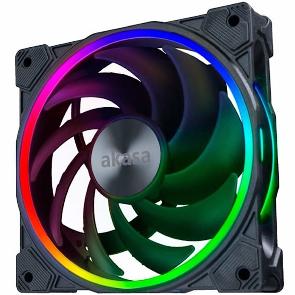 Akasa ventola 120x120 indirizzabile äänijärjestelmä-45rgb 120mm - 4710679550541 musta, Läpinäkyvä