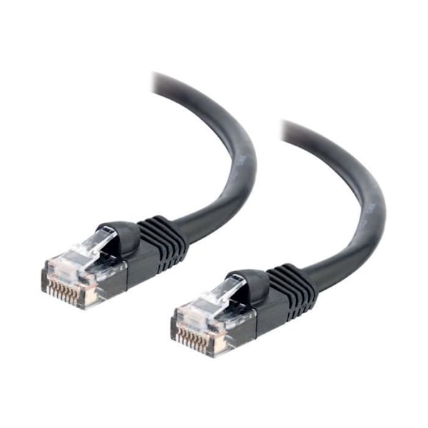 C2G netværkspatchkabel - Cat5e - 1m - Sort - UTP - Støbt, krogfri, blokeret