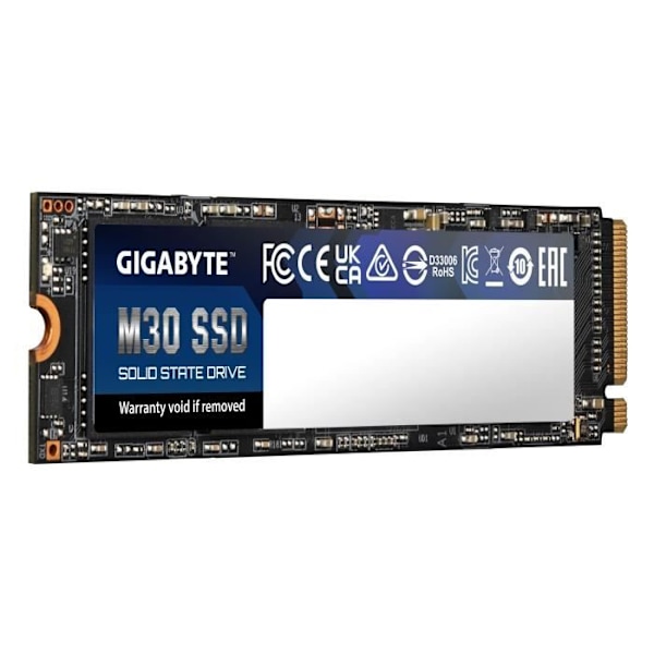 GIGABYTE - Intern SSD - M30 - 512GB - M.2 NVMe (GP -GM30512G -G)