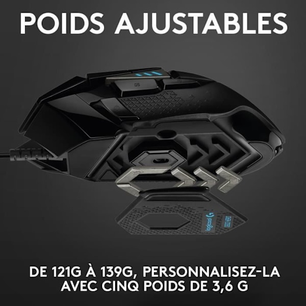 Logitech G502 HERO mus