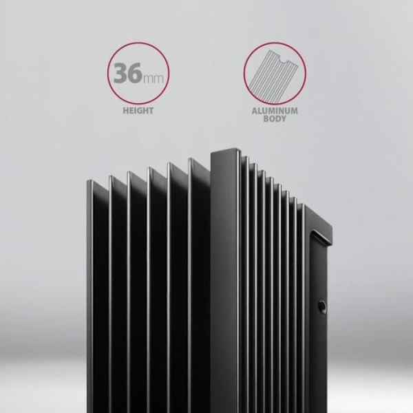 AXAGON CLR-M2XL Passiivinen - M.2 SSD, 2280 - Alumiini-Lämmönlevitin ja Kühlrippen - 8595247906595
