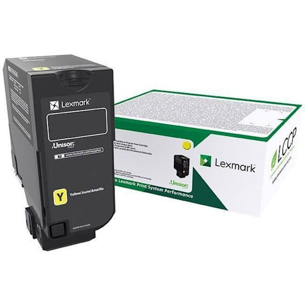 Lexmark CS727de, CS728de, CX727de gul tonerpatron - Returprogram - 10000 sider - Laser