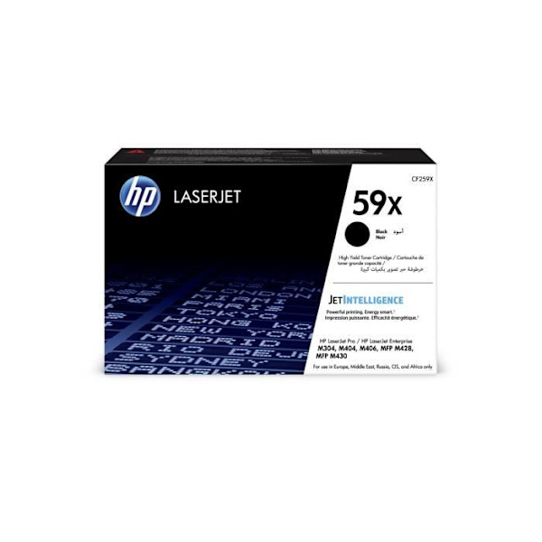 Alkuperäinen HP 59X High Yield musta väriainekasetti (CF259X) LaserJet Pro M304/M404/MFP M428