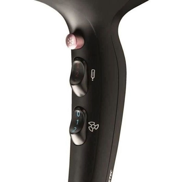 Hårtørrer - Bellissima - Professional Ionic Lightweight P7 3000 - Koncentrator + Diffuser - 3 hurtigtørrende temperaturer - 2100W Sort og pink