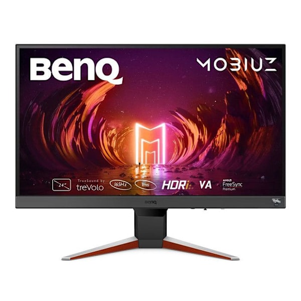 Skærm - BenQ - EX240N - 23,8 tommer - IPS - 1920 x 1080 px - Sort Sort