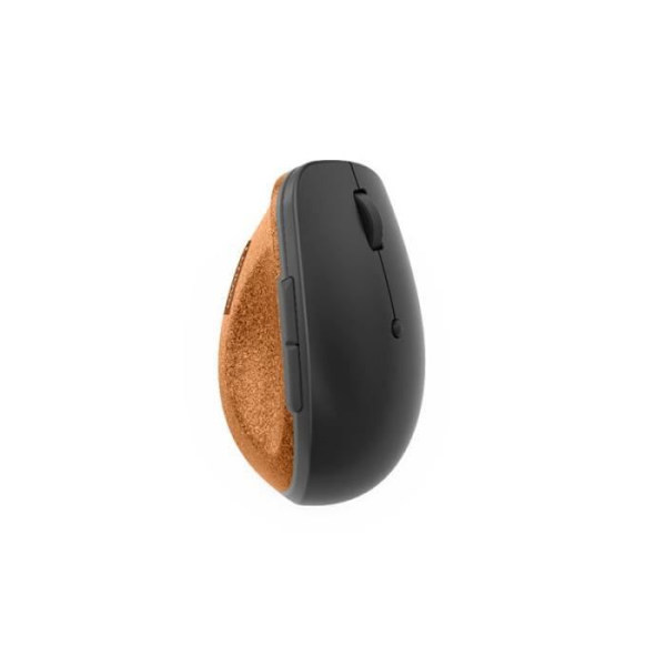 Lenovo Go trådløs Bluetooth vertikal ergonomisk mus Grå, Træ